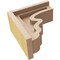 Ekena Millwork 3"W x 6"D x 6"H Classic Highland Rough Cedar Woodgrain TimberThane Corbel, Primed Tan CORUR03X06X06HLDRCPR - alternate 5